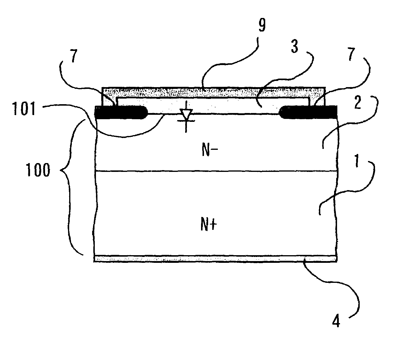 High reverse voltage silicon carbide diode and method of manufacturing the same high reverse voltage silicon carbide diode