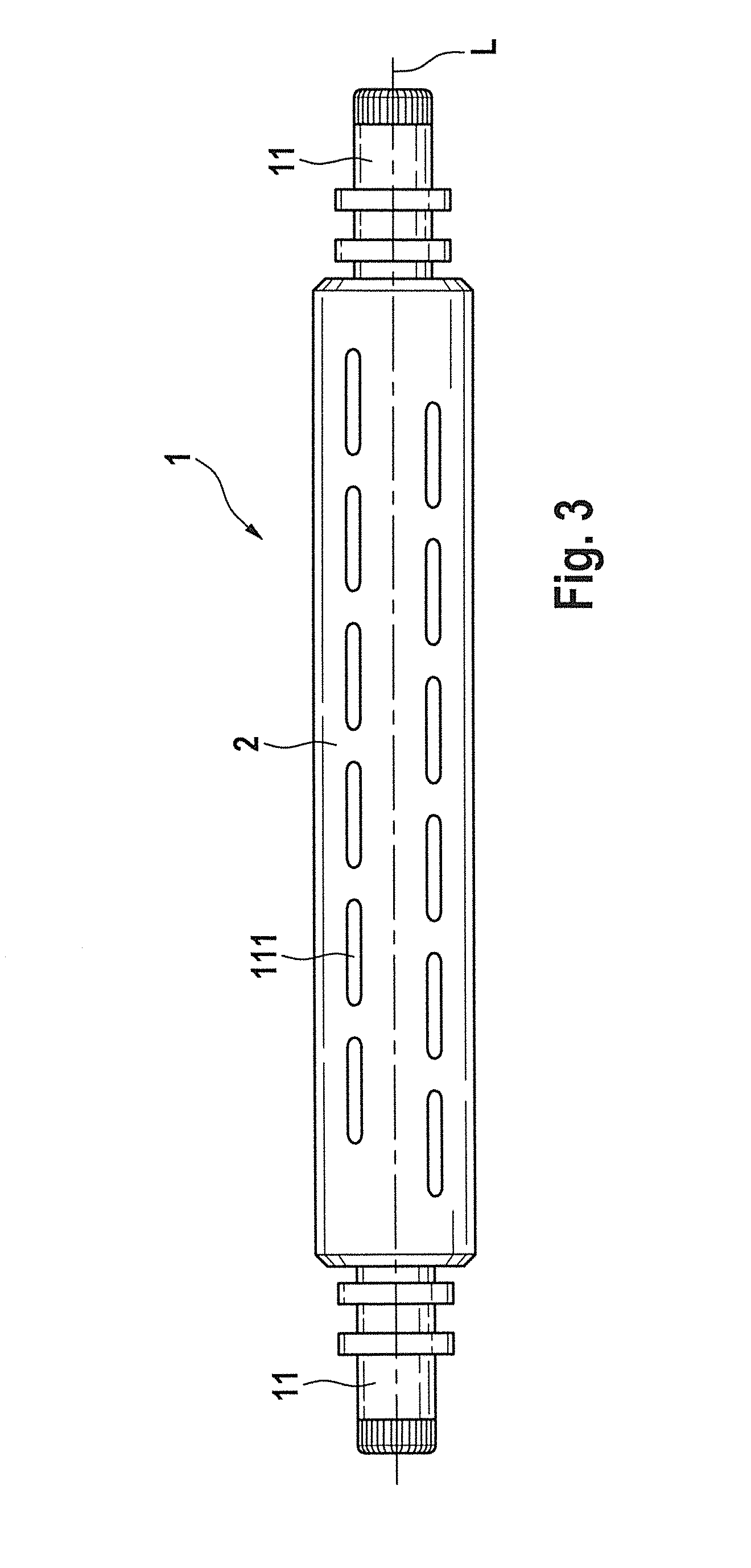 Winding shaft and method for inserting a winding shaft into a winding device