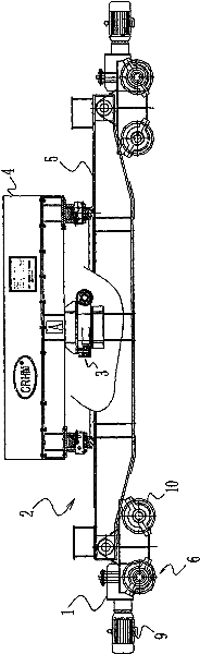 Self-propelled turntable vehicle