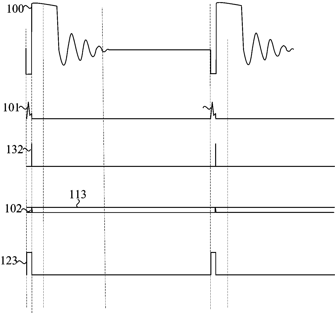 Circuit for reducing turn-on time of current control type switch adjusting system