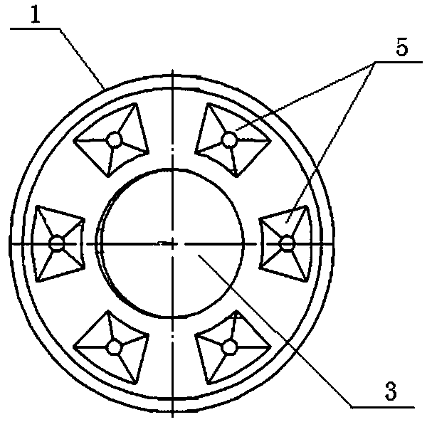 Cyclone type reverse-circulation well flushing and fishing device