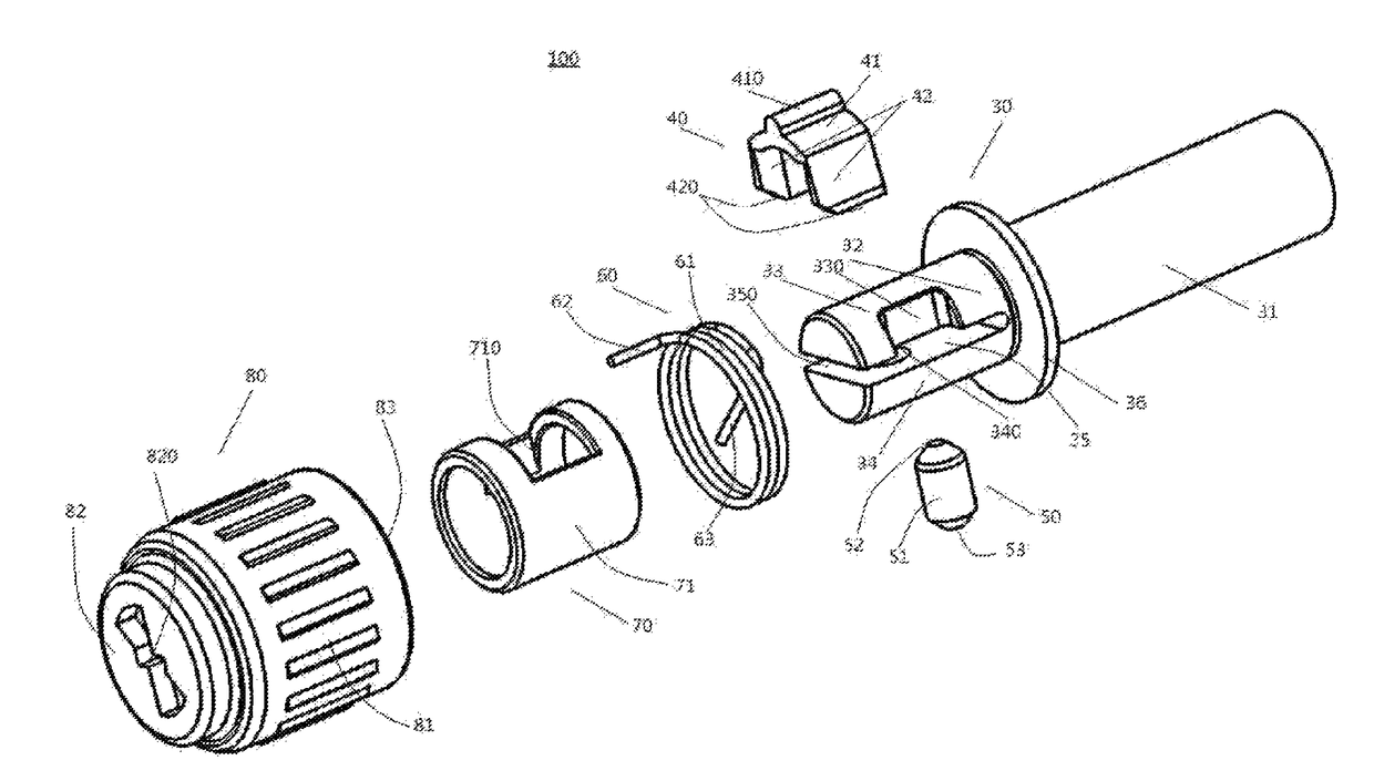 Saw blade clamping device