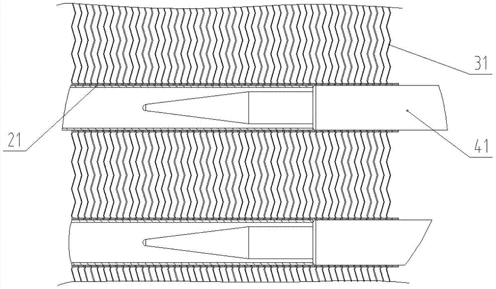 U-shaped tube guiding device and guiding method thereof for automatic fin insertion machine of air conditioner condenser and evaporator