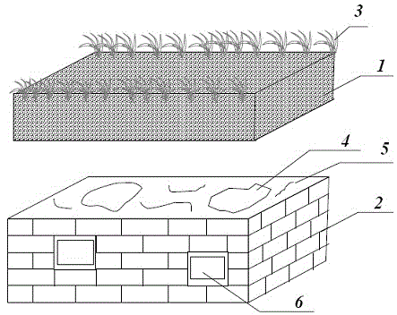 Three gorge reservoir region slope cropland bank building method and slope cropland bank