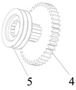 Quick replacement device for multi-crop header and crawler-type intelligent combine harvester