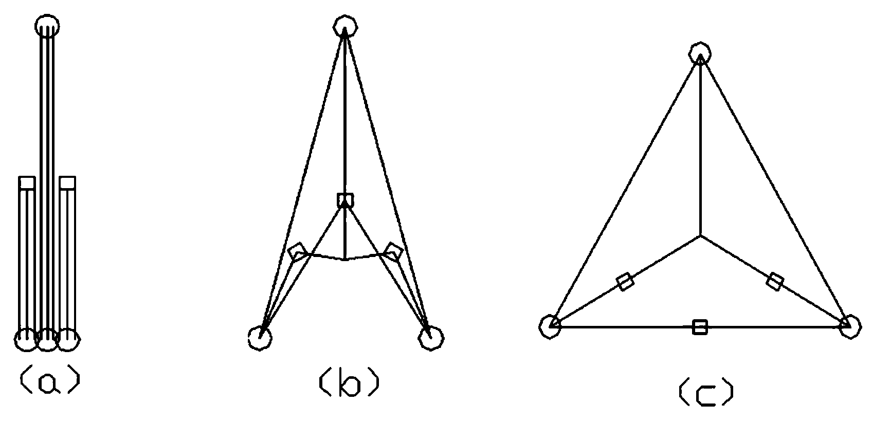 Framework type expandable reflector metal net paving method