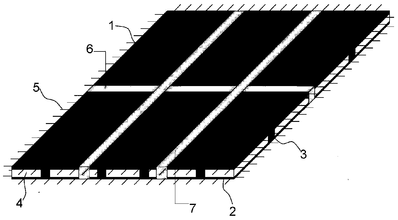 Novel large-span assembly type hollow groined floor system