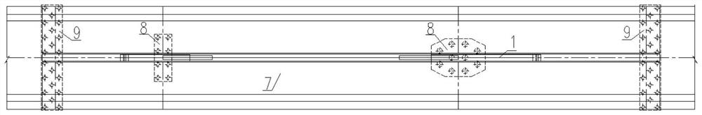 Composite back-cable-free cable-stayed bridge and construction method thereof