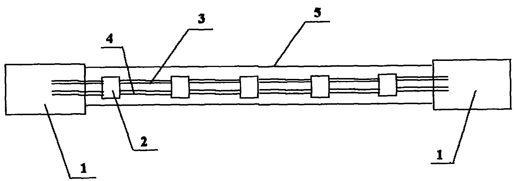 Cable internally connected with microelectronic component