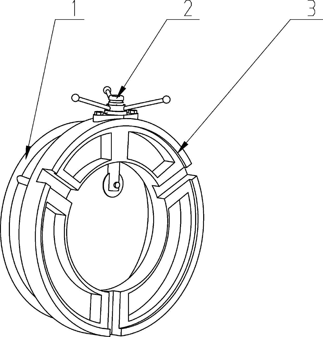 Multifunctional stripping tool for external insulation protection layer of high-voltage cable