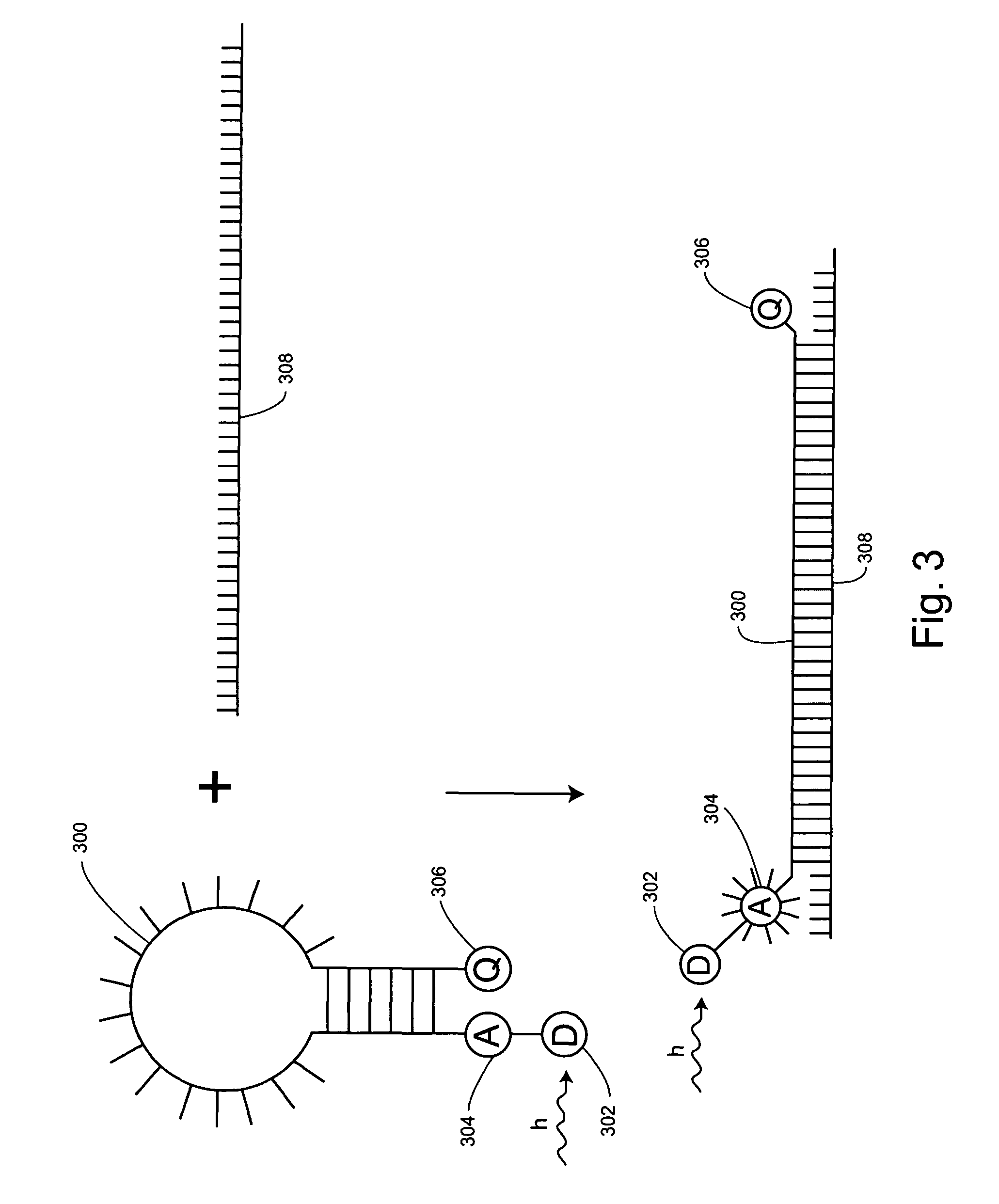 Non-fluorescent energy transfer