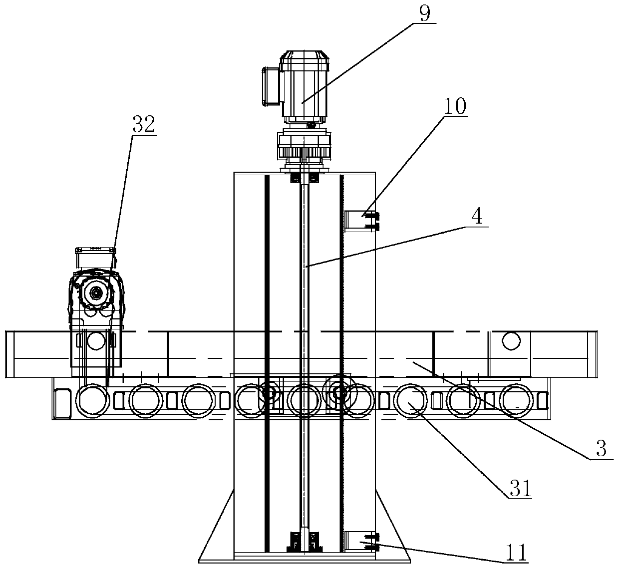 Cargo carrier lifting mechanism