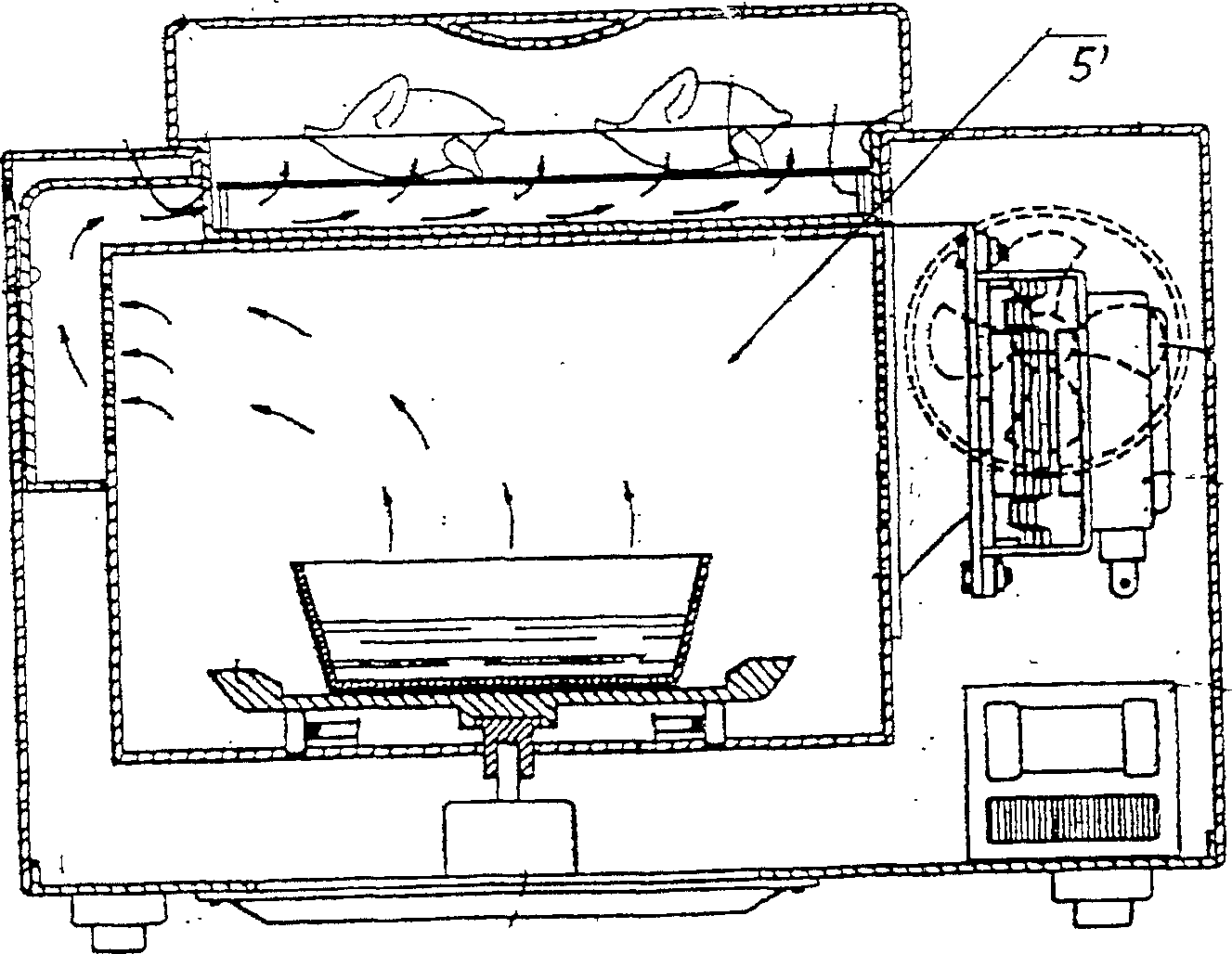 Microwave oven with cooking function