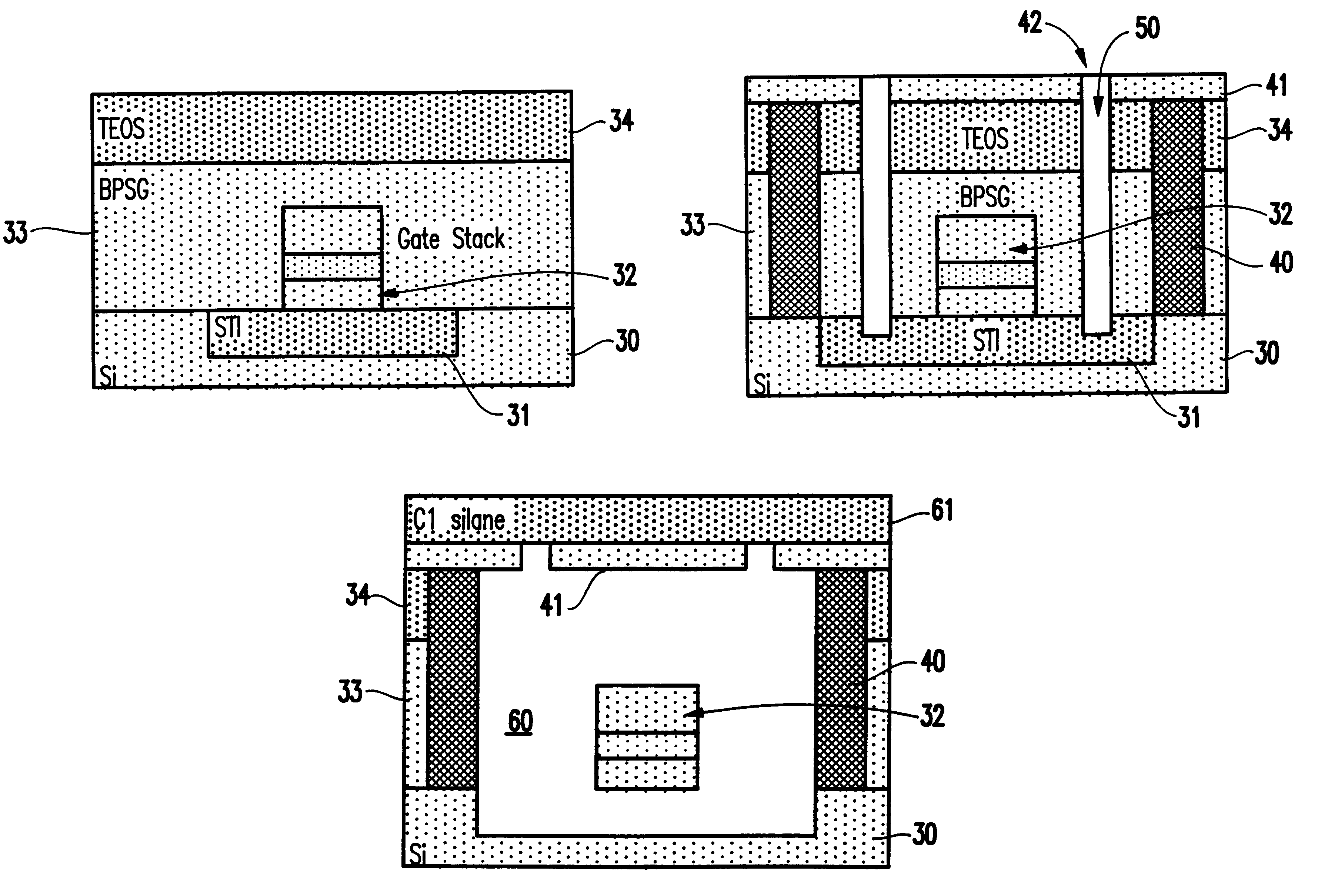 Manufacturing of cavity fuses on gate conductor level