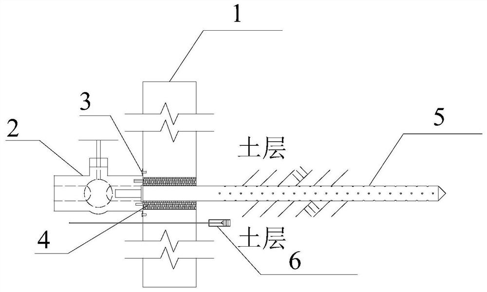 Drainage positioning grouting segment and construction method thereof