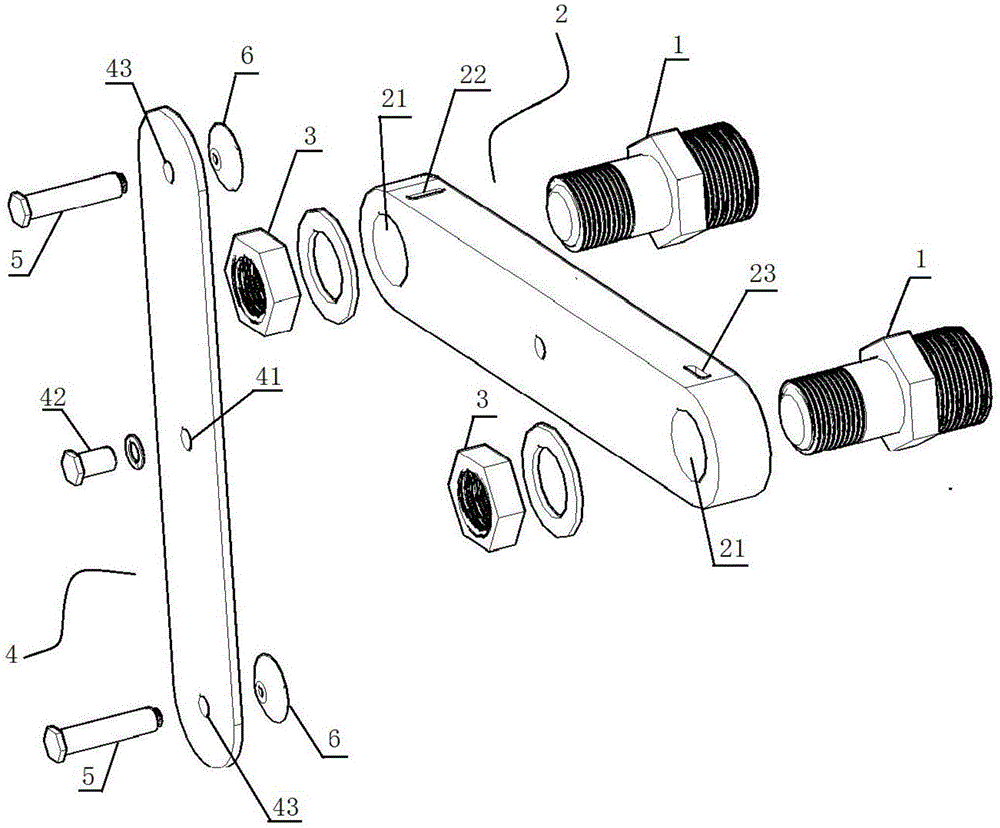 Positioning installation device for shower faucet