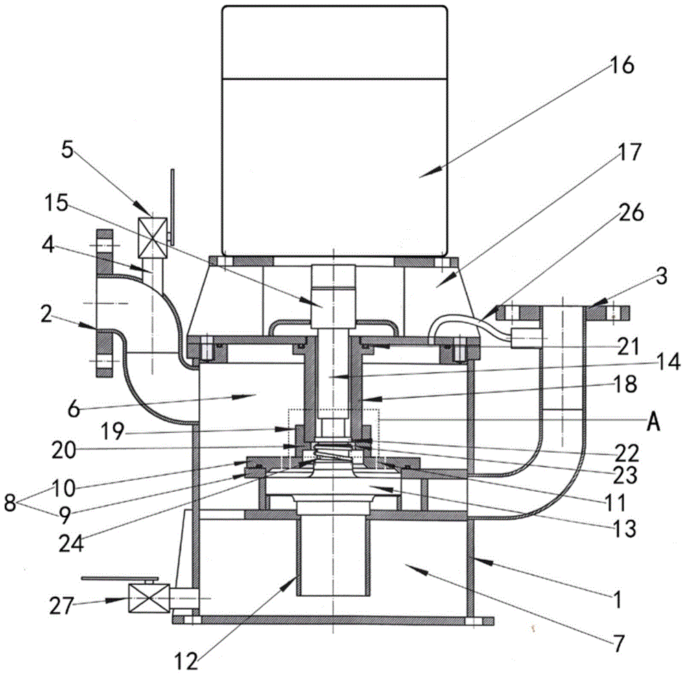 An instant energy-saving vertical self-priming pump