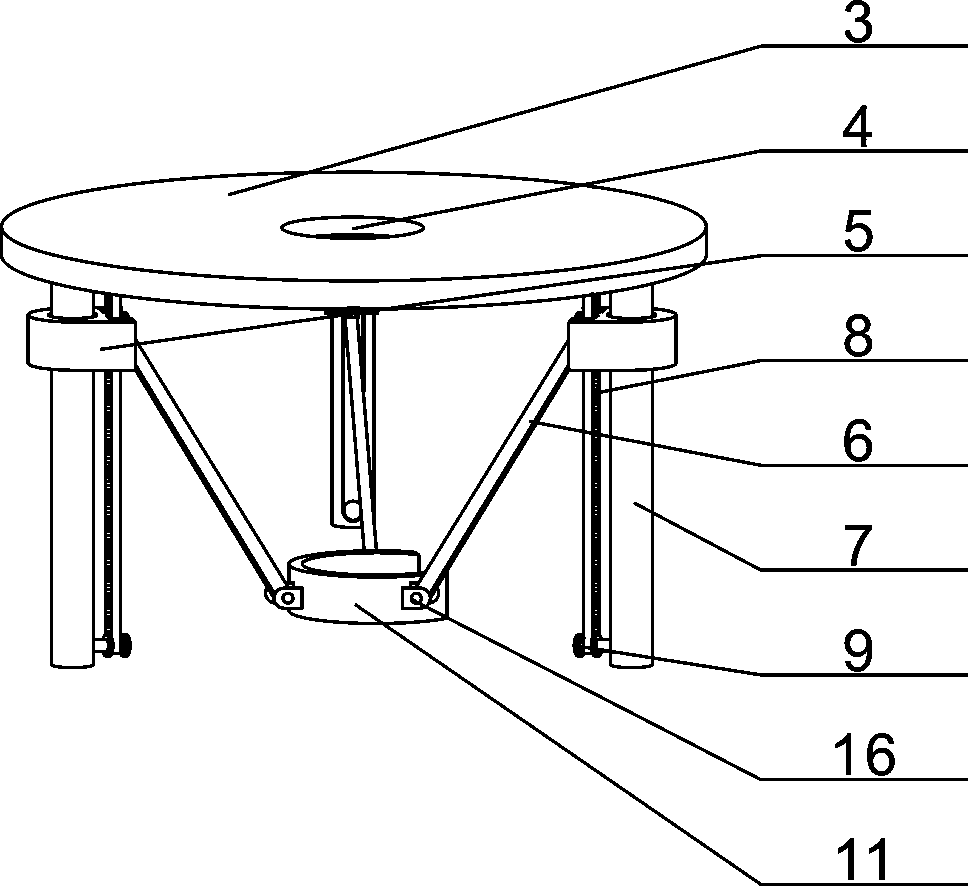 Probe auxiliary support for ultrasonic examination