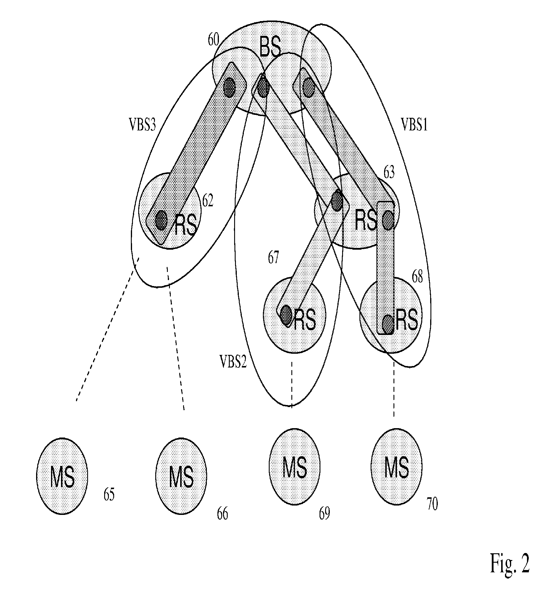 Method and system for a wireless multi-hop relay network