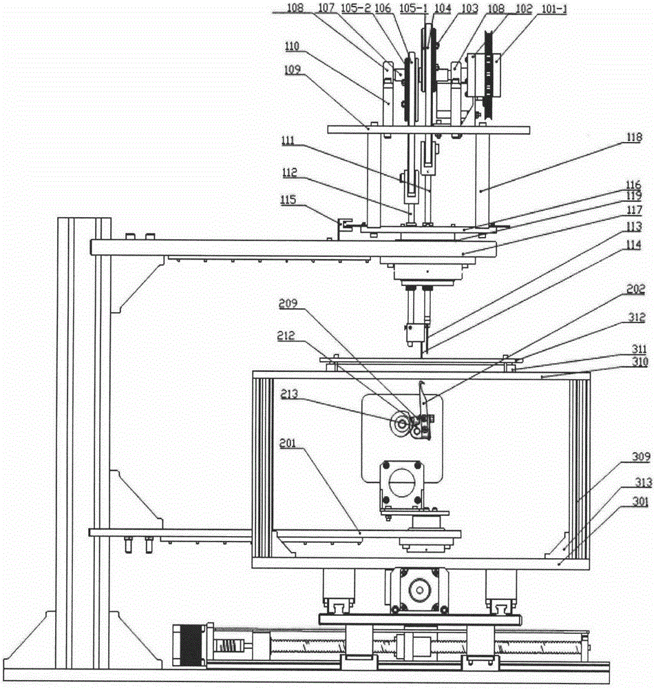 Multilayer carbon cloth stitching device