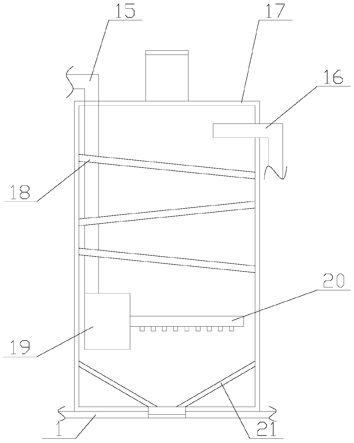 Efficient air purification equipment with blocking resistant function