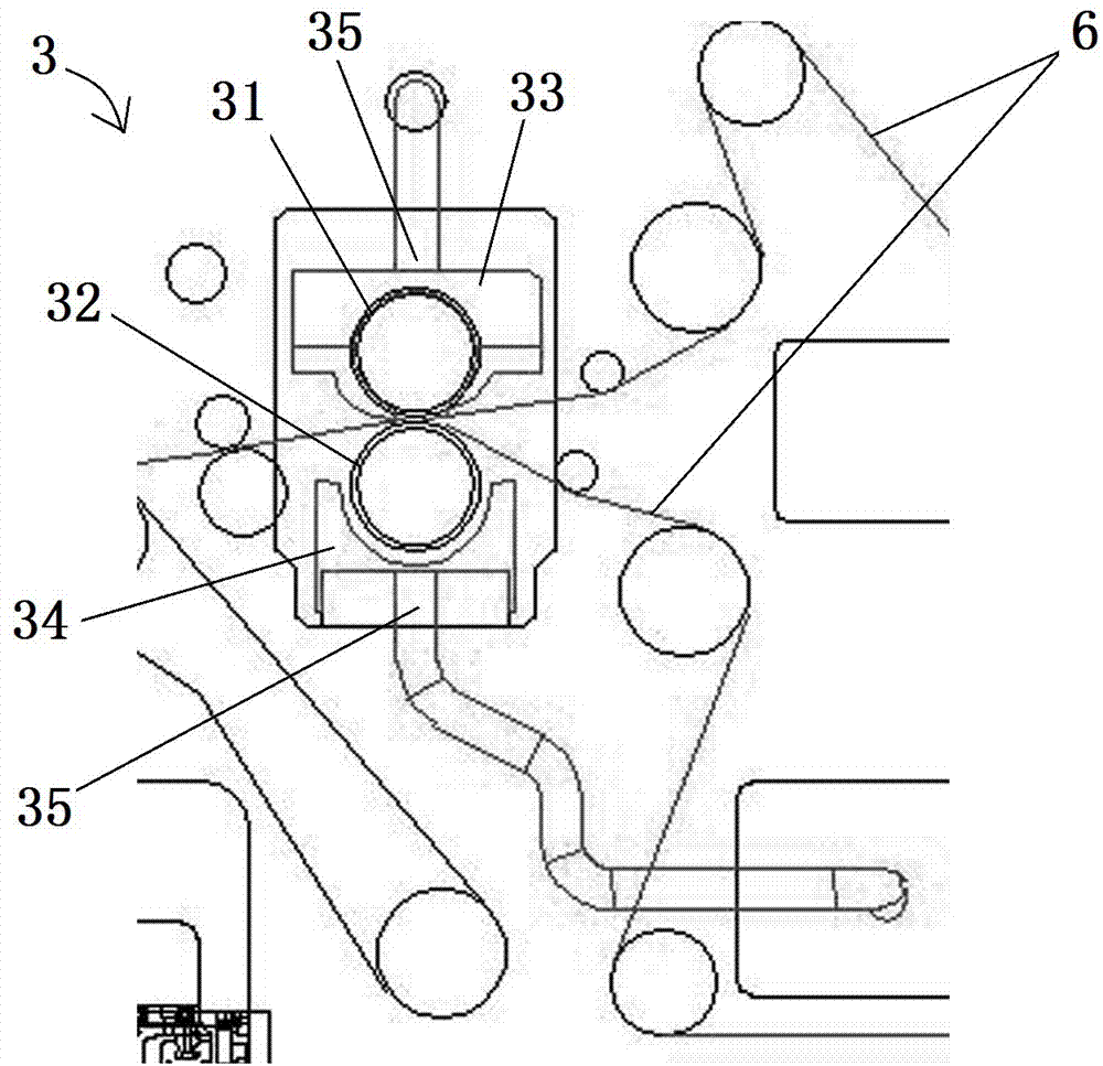 Pole roll slitting machine