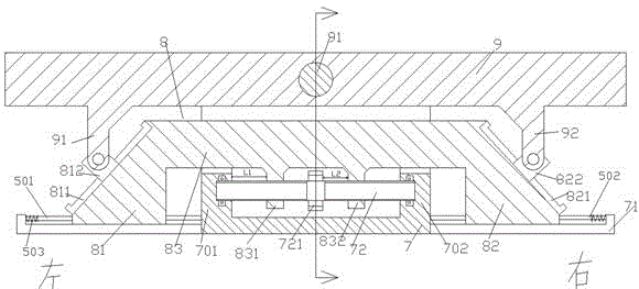 Angle-adjustable working platform mechanism for machining operation