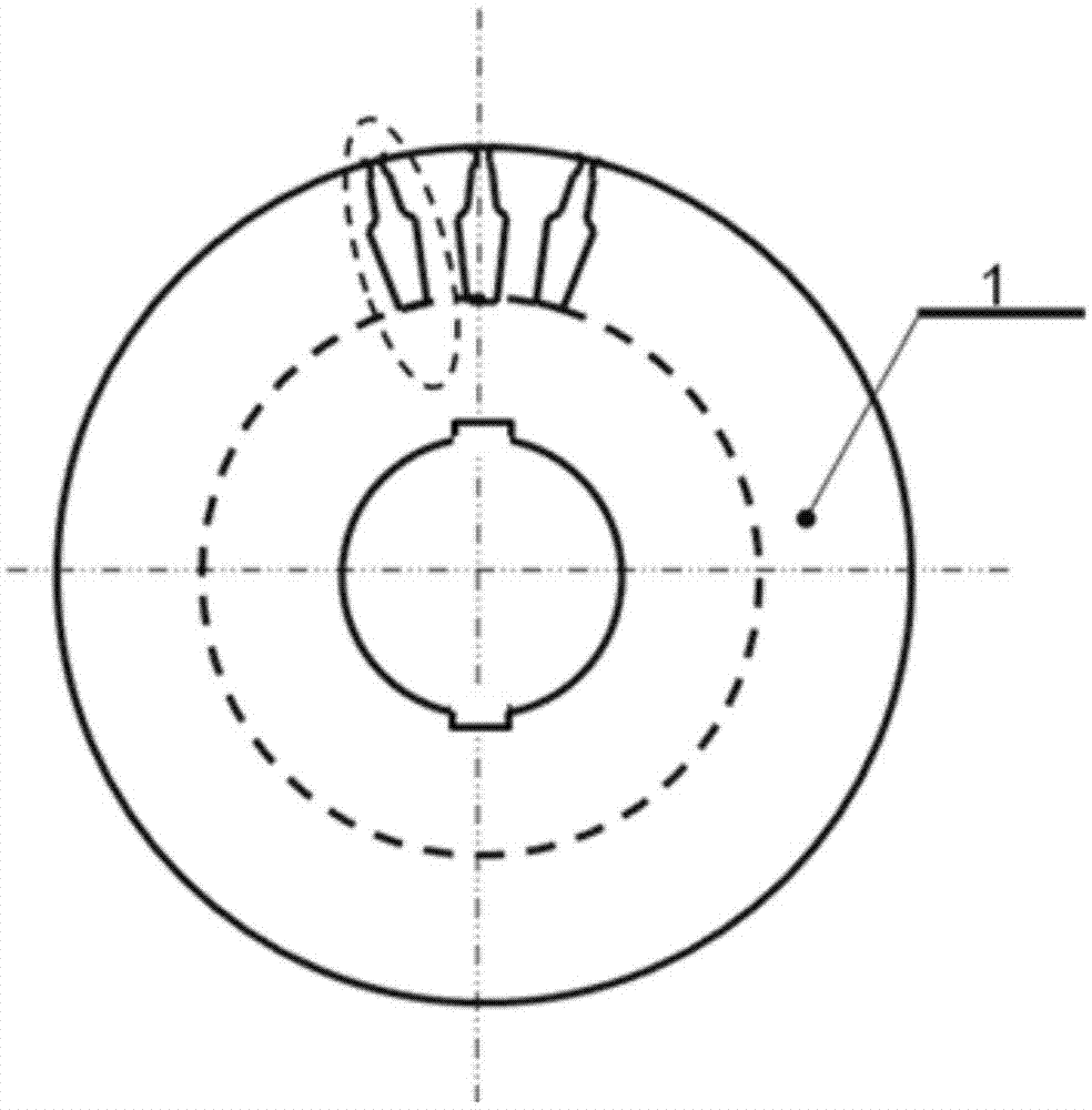 High-performance rotation motor with high starting torque and low starting current