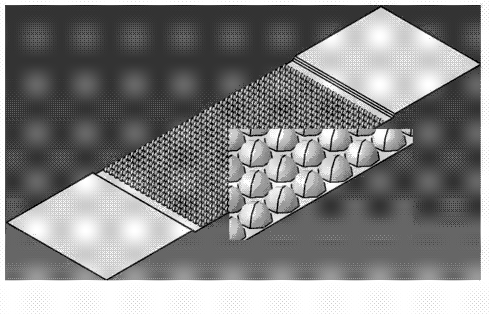 Electromagnetic pulse strengthening and forming device adopting small ball cushion die