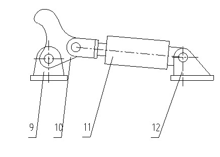 Hydraulic automatic flat-plate water gate