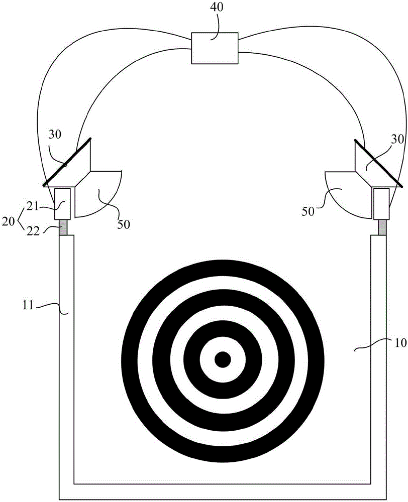 Automatic target scoring and speed measuring device and positioning and speed measuring method thereof