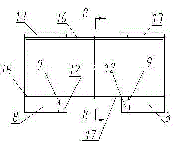 A hollowed-out self-centering lock seam anti-seismic wall brick