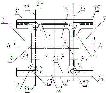 A hollowed-out self-centering lock seam anti-seismic wall brick