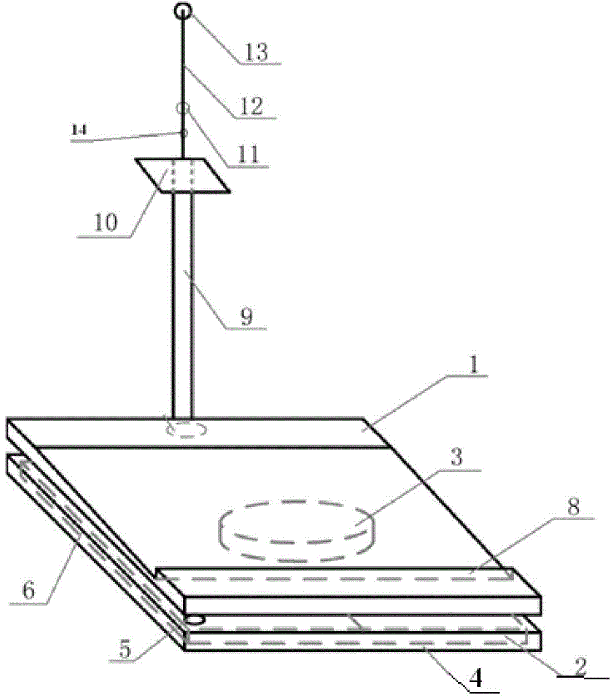 Height and weight monitoring device and working method based on biometric feature recognition