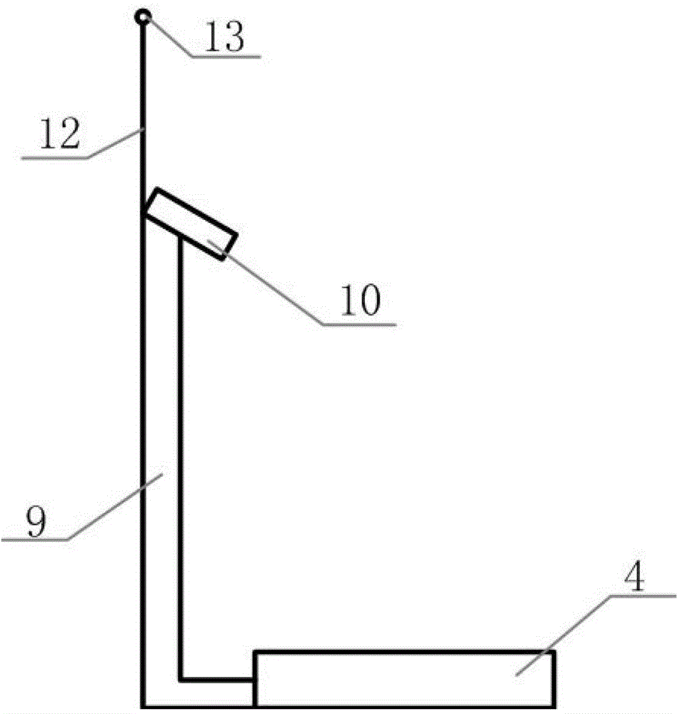 Height and weight monitoring device and working method based on biometric feature recognition