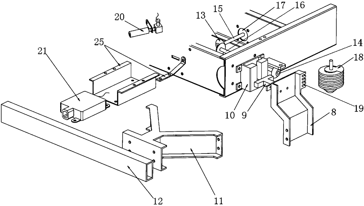 Automatic emergency rear protective device and method