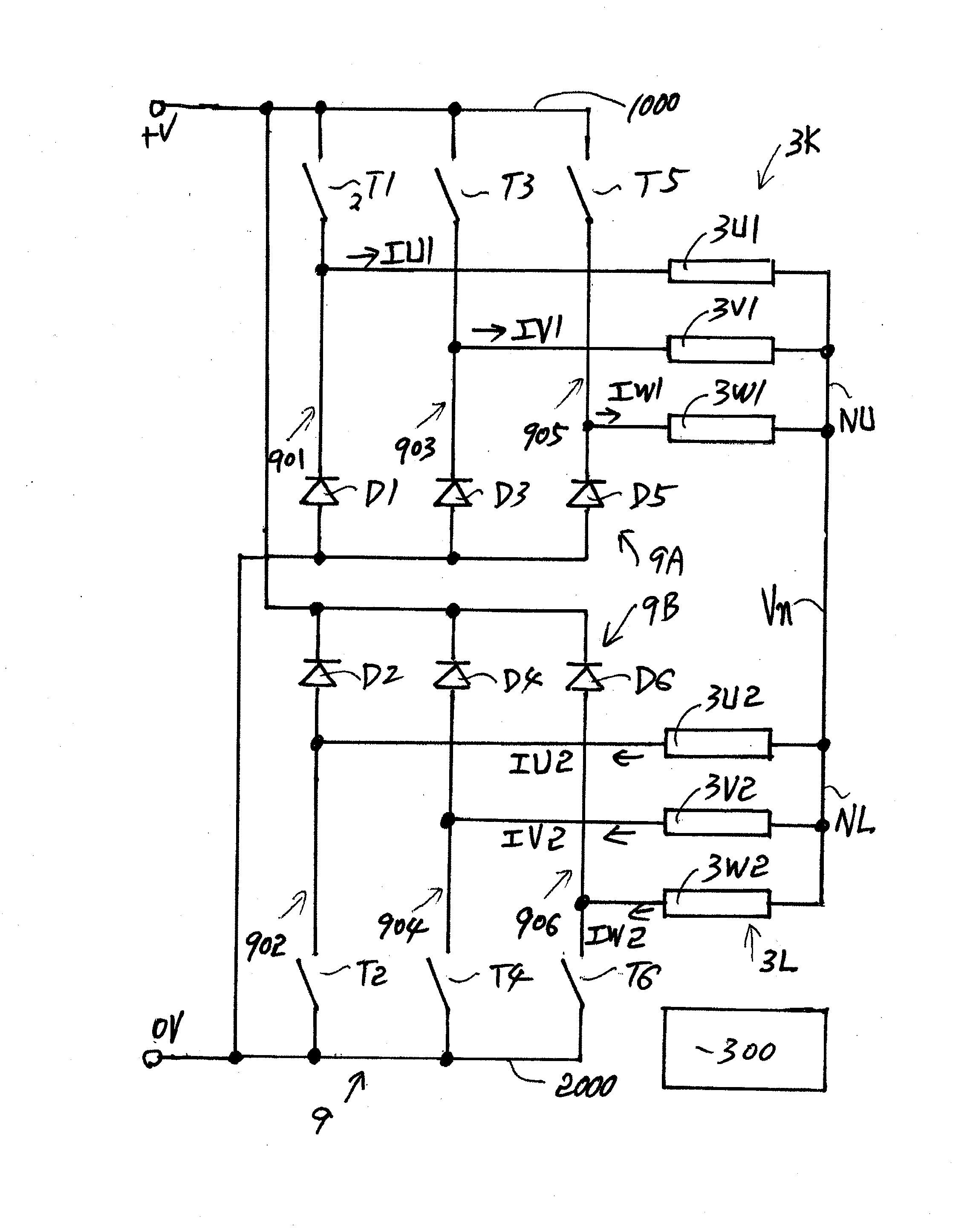 Power converter for driving switched reluctance motor