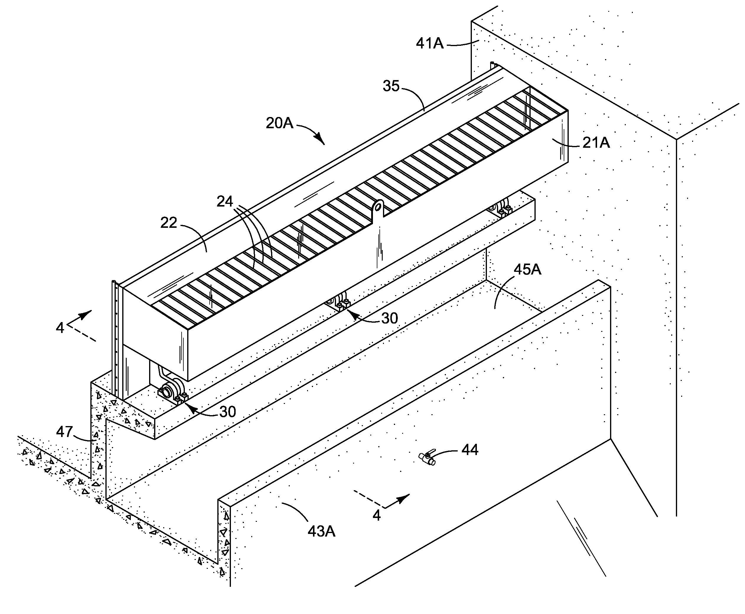 Automatic trip gate