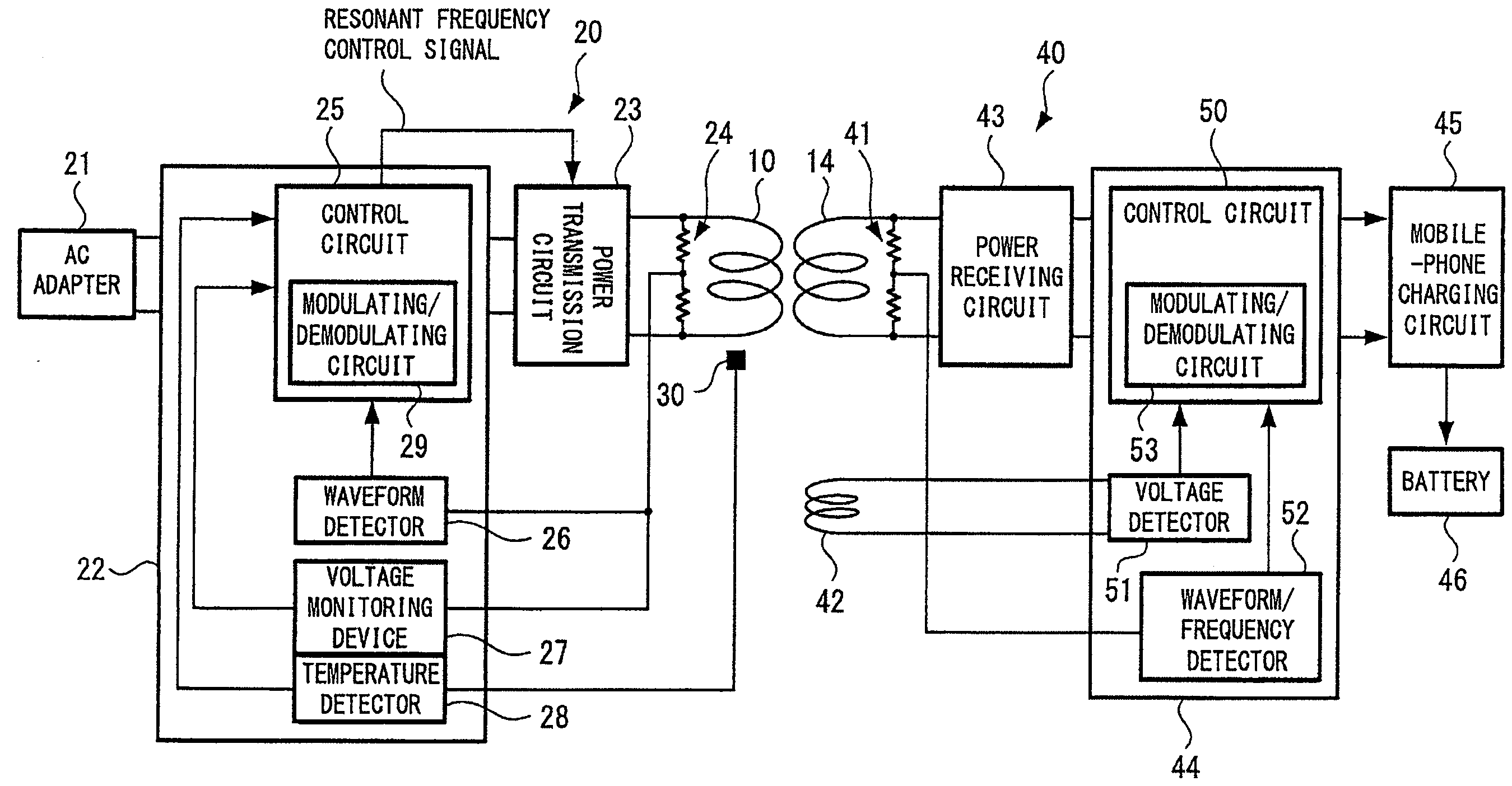 Contactless power transferring coil unit, mobile terminal, power transmitting apparatus, and contactless power transferring system