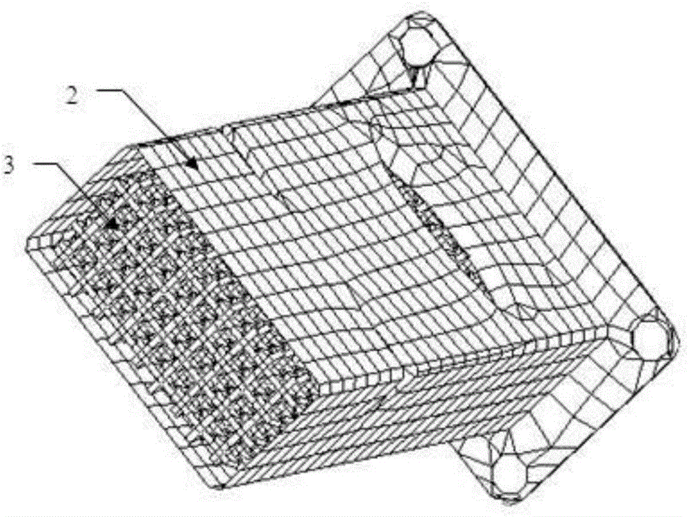 Automobile energy absorption box based on negative poisson ratio structure filling and multi-object optimization method thereof