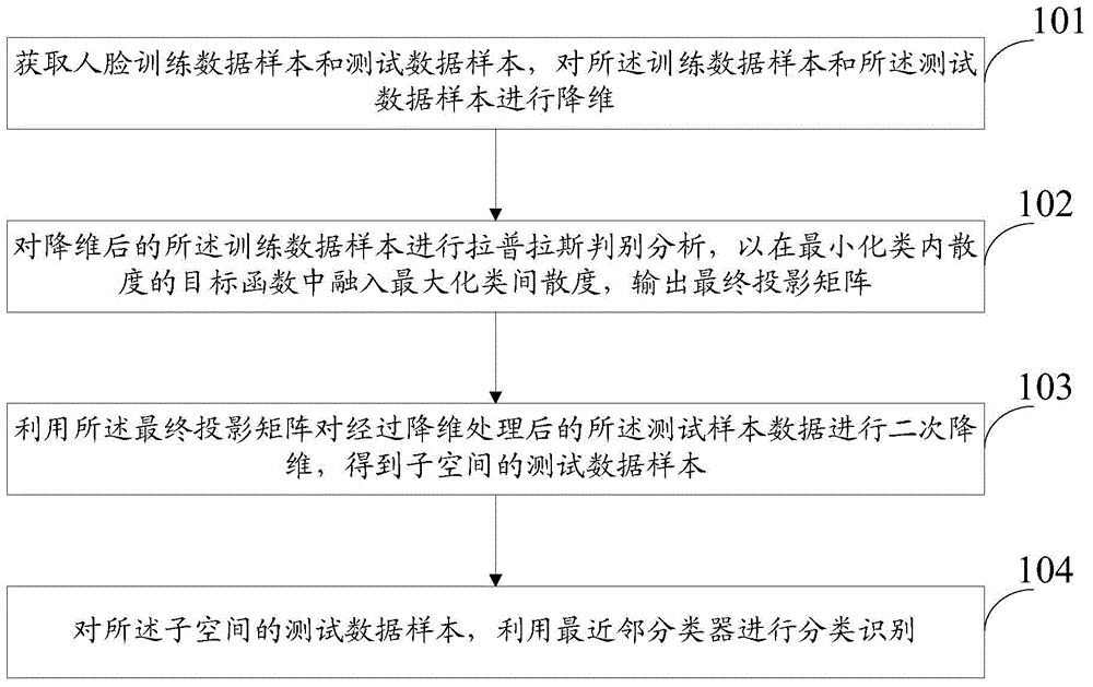 Human face recognition method and apparatus