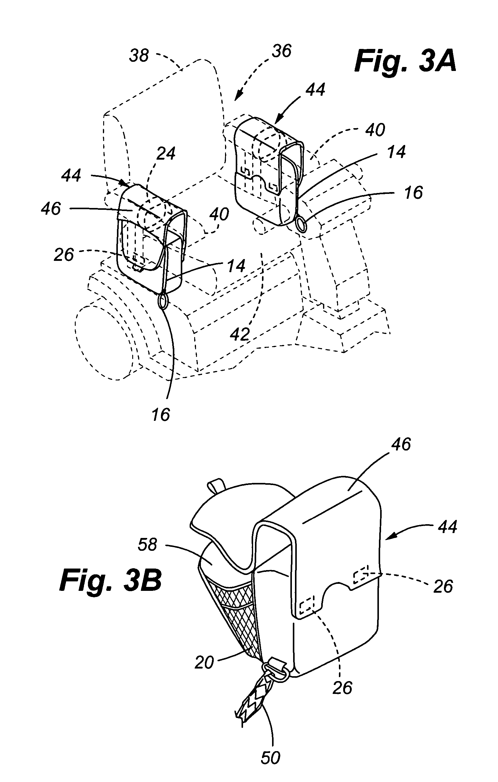 Personal storage apparatus for wheelchairs and other mobility assistance devices