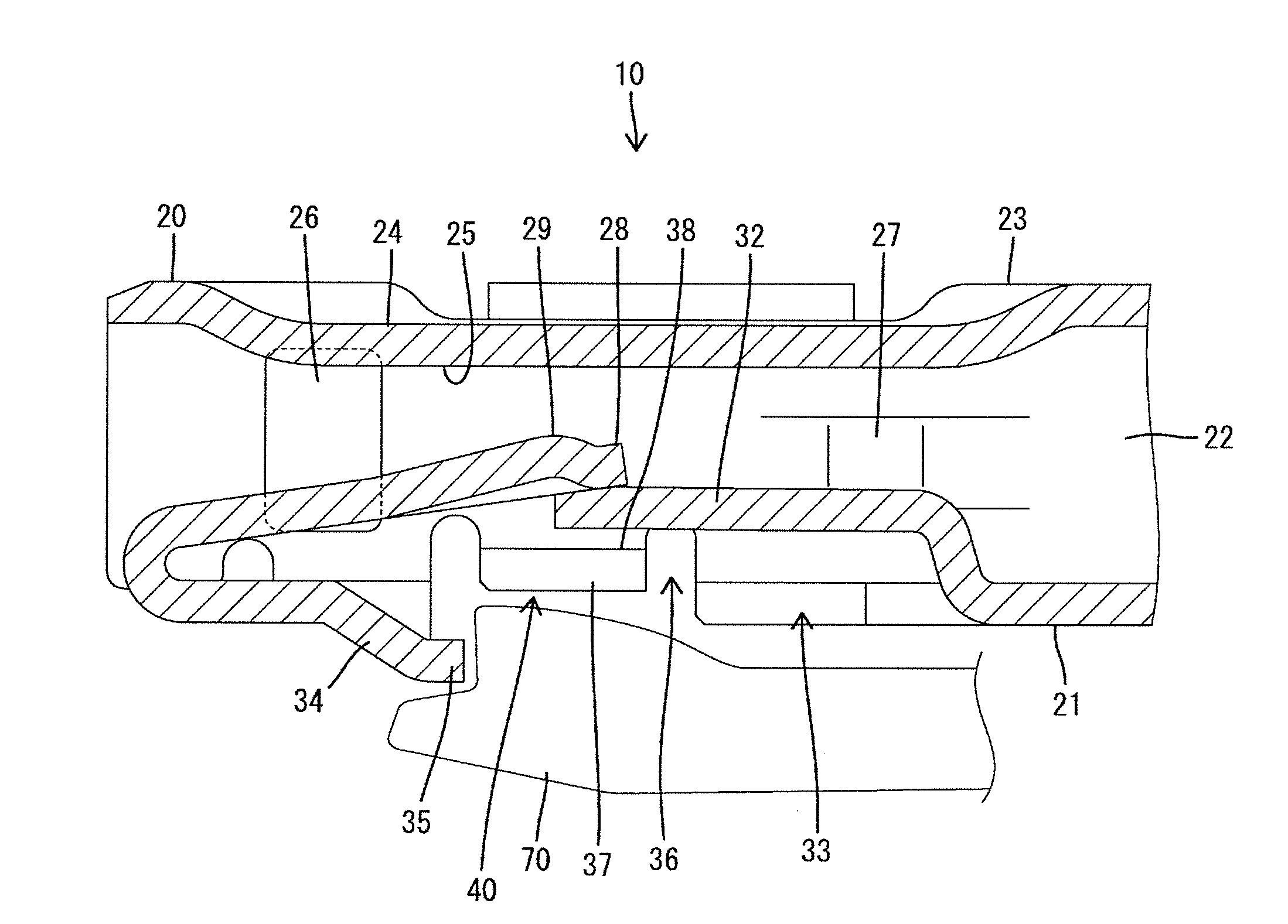 Female terminal fitting