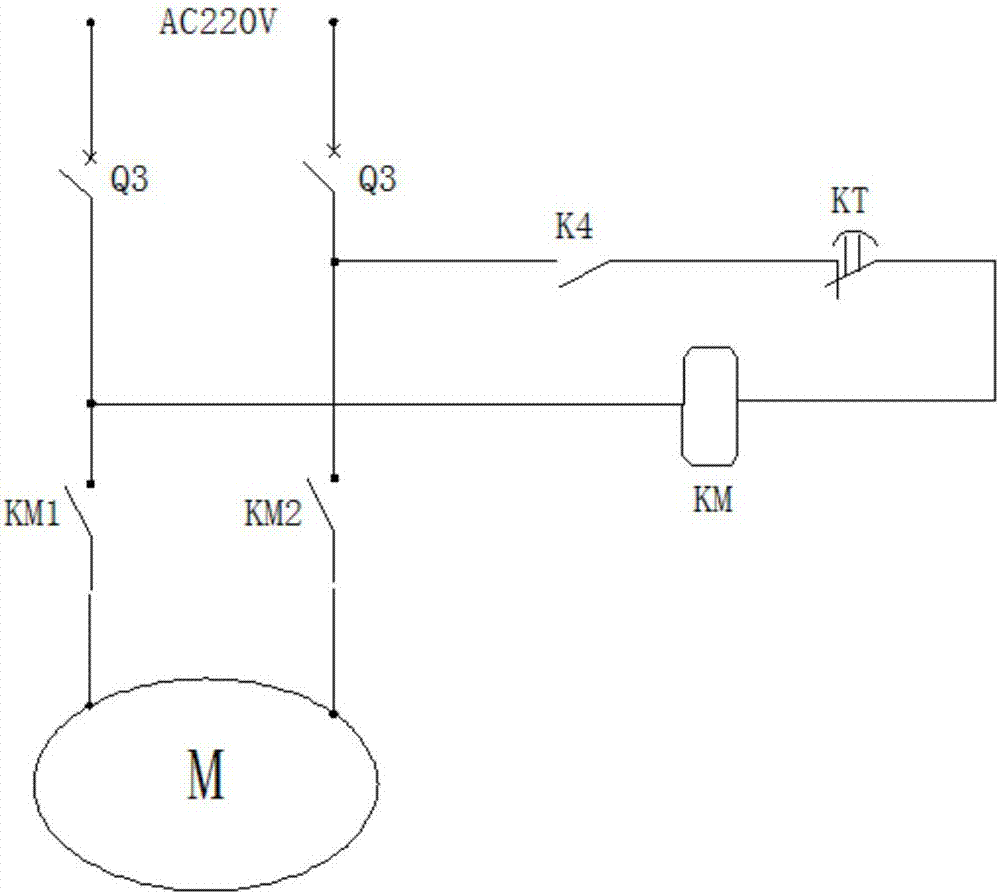 Energy storage motor control circuit of self-energy type sulfur hexafluoride circuit breaker