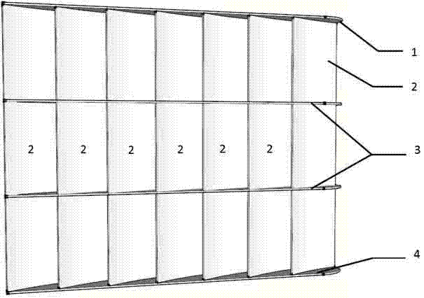 Upright hook-surface grid-type screen