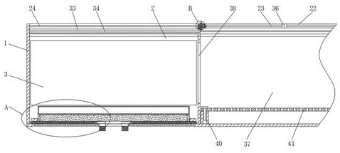 Multi-cavity circulating ventilation type control cabinet and production process thereof