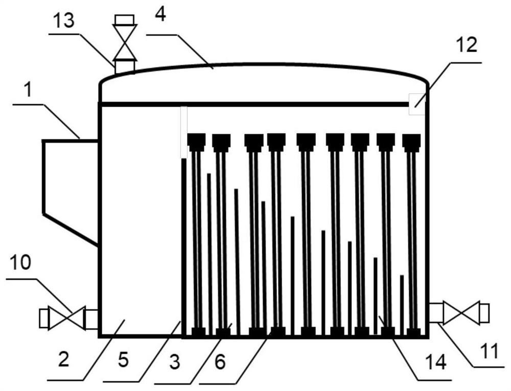 Microbial electro-catalysis-based small-sized organic waste treatment device and treatment method for villages and towns