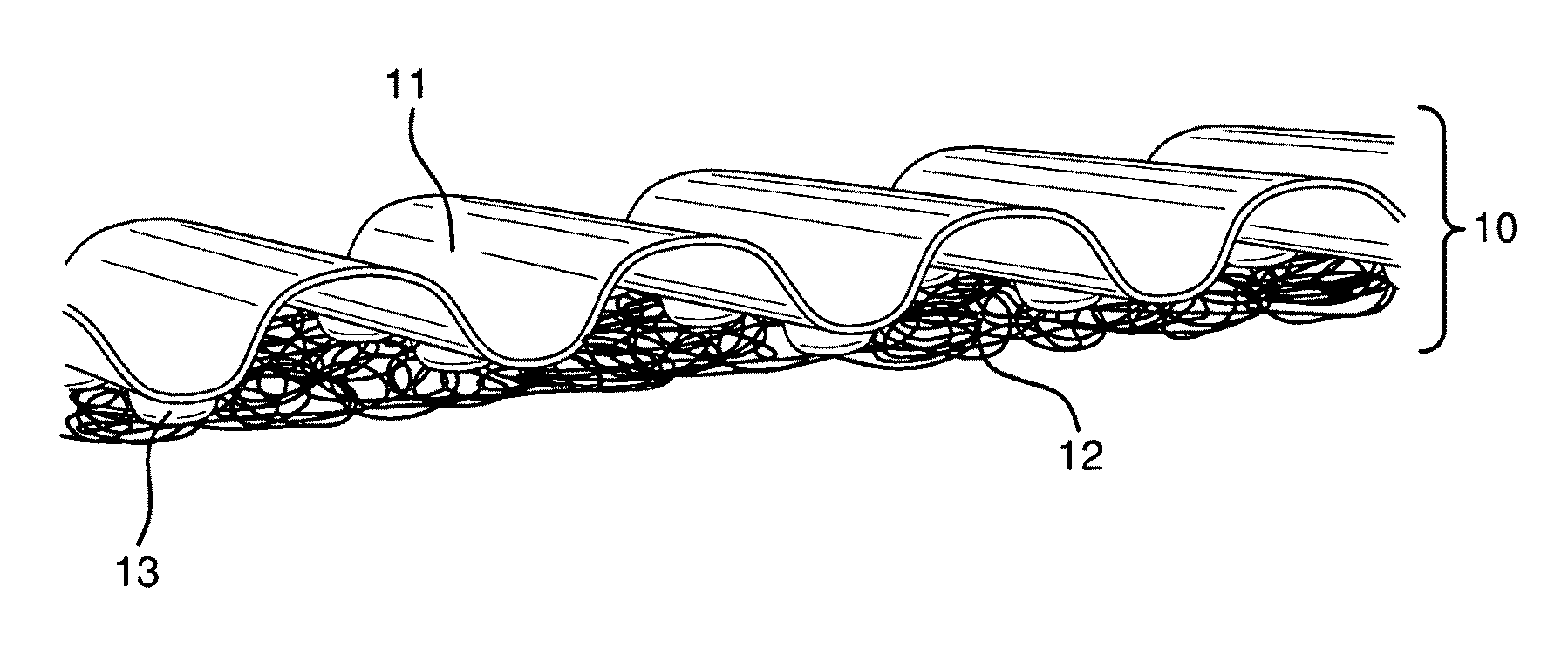 Stretchable chemical protective material