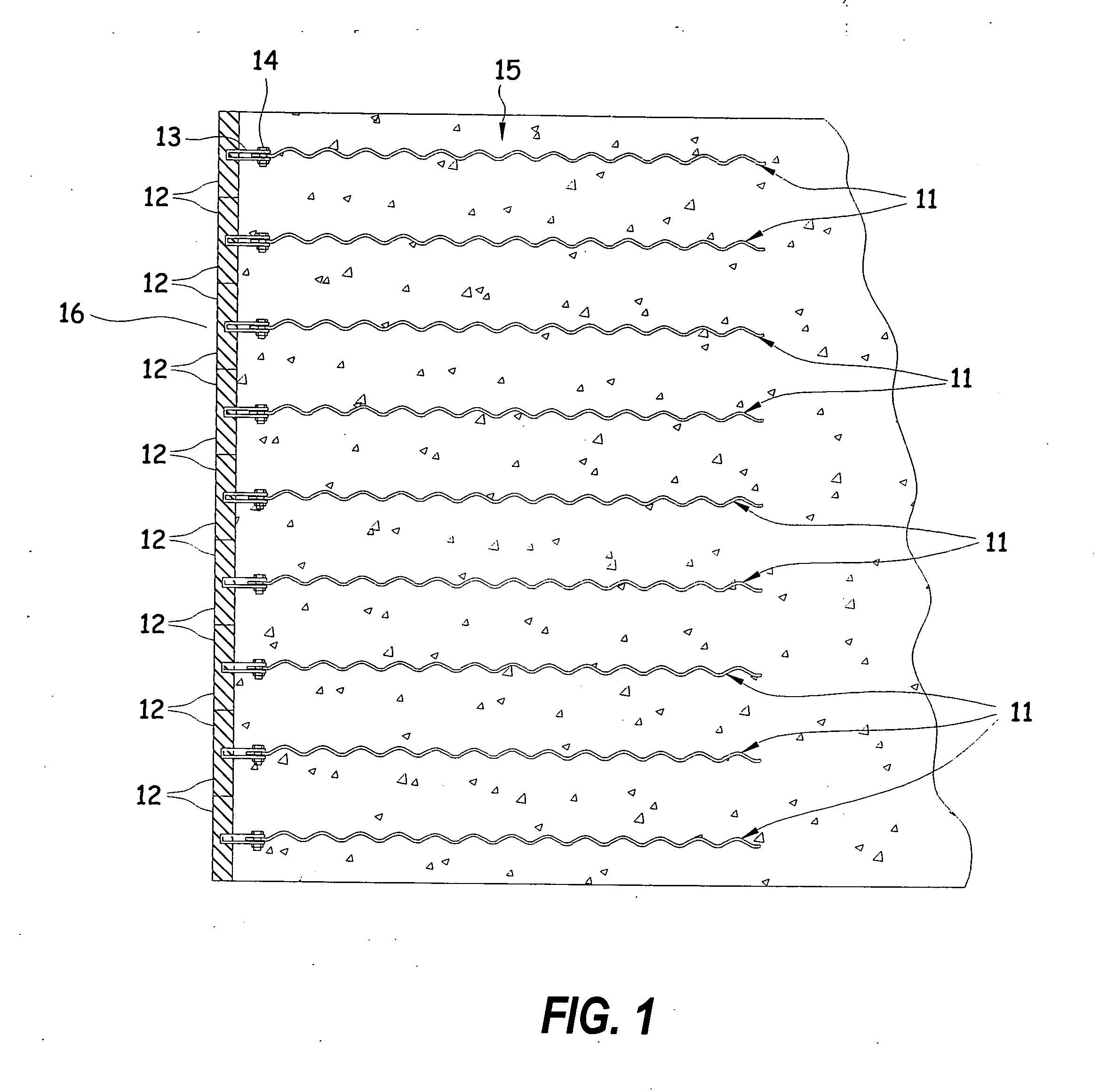 Stabilized earth structure reinforcing elements