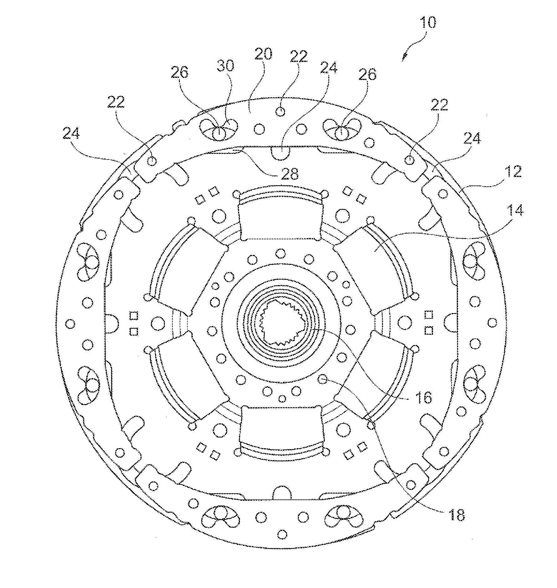 Centrifugal force pendulum device